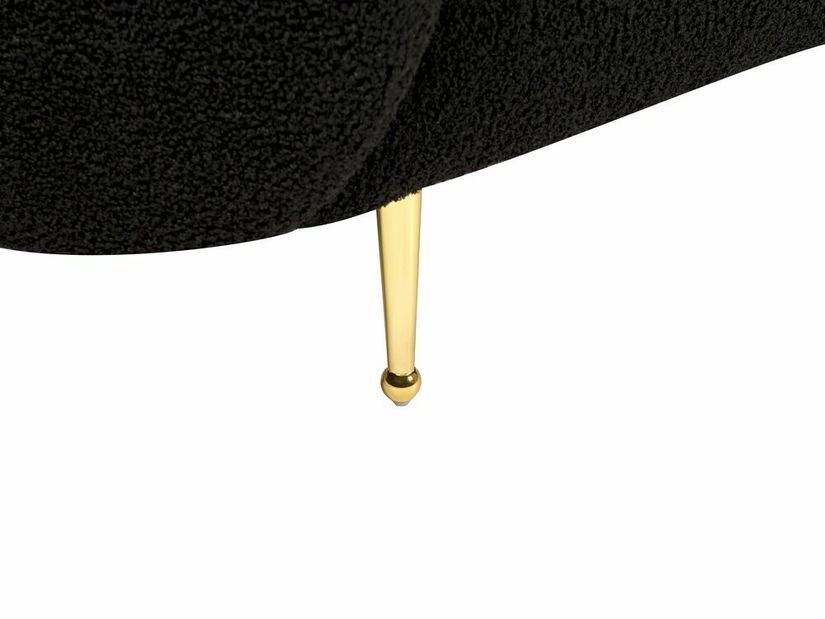 Pohovka dvojsedačka Leon (čierna)