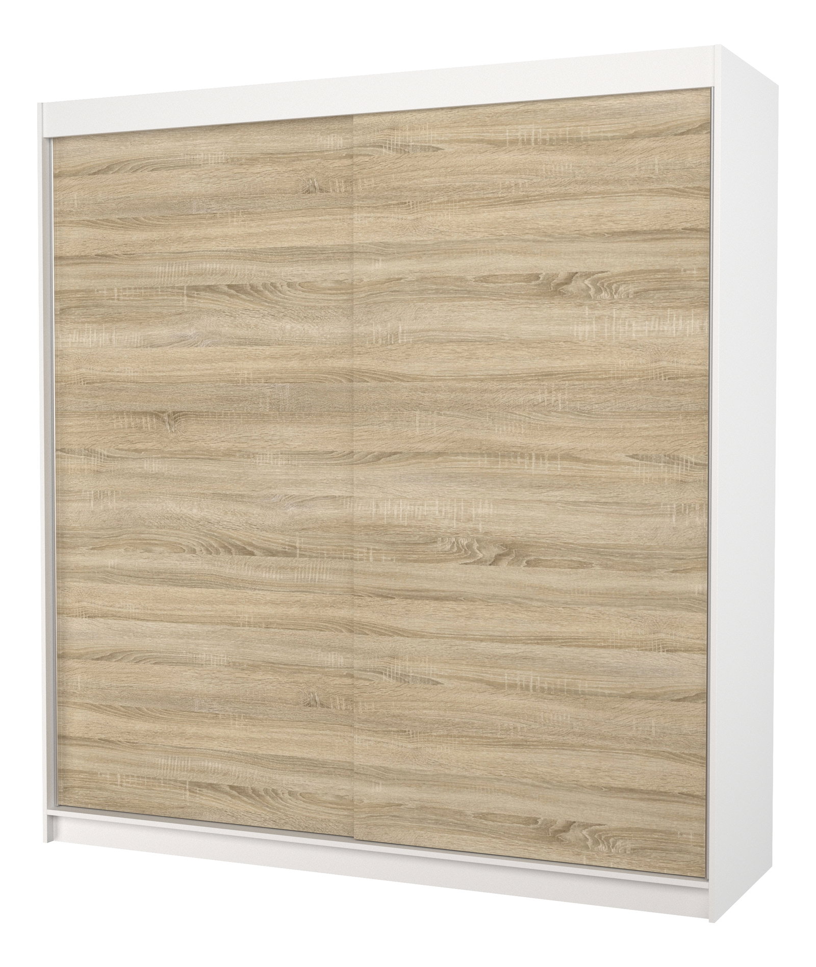 Ruhásszekrény Talencia (fehér + sonoma tölgy)