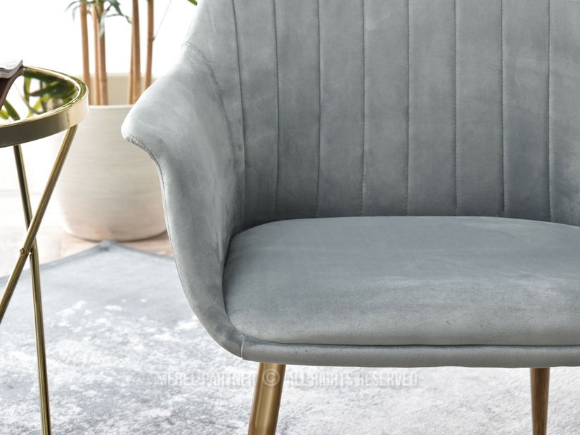 Kreslo Osmol F (sivá + čierna)