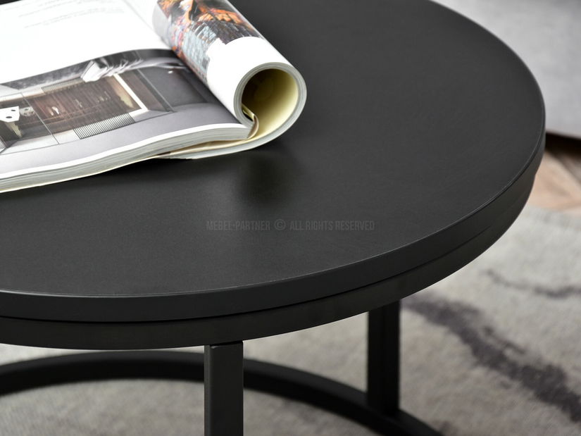 Măsuță de cafea Nucleos (negru)