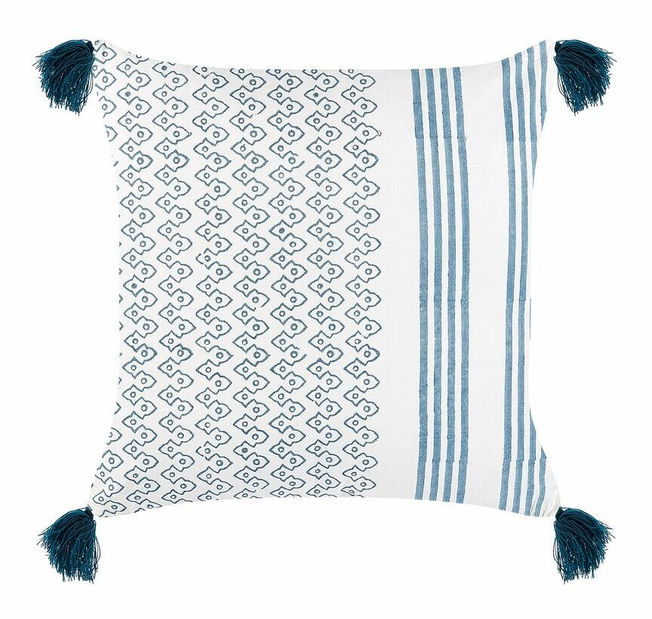 Set 2 buc perne decorative 45 x 45 cm Tilly (alb)