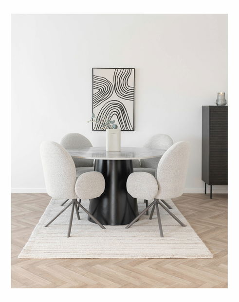 Jedálenská stolička Lindoria 1 (piesková)