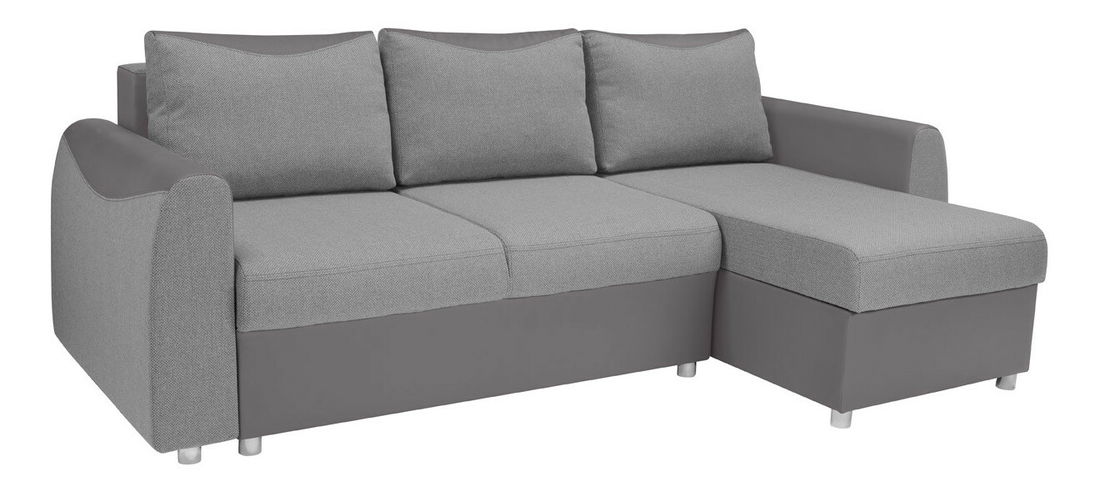 Rohová sedačka BRW Jette II LUX 3DL.URCBK (sivá) (P)