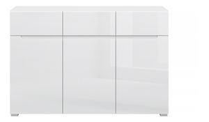 Comodă Yuko (alb lucios)