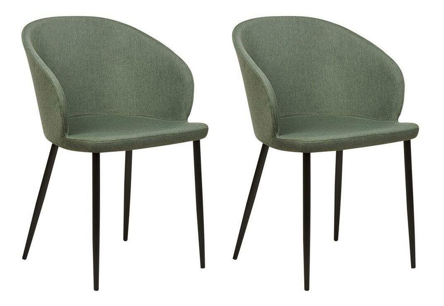 Set 2 ks jedálenských stoličiek Masza (zelená)