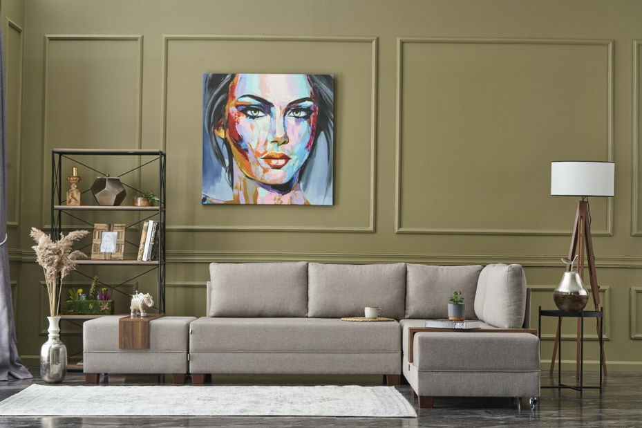 Colțar Flay 1 (crem) (D)