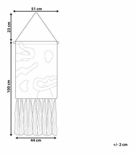 Nástenná dekorácia Kalza (viacfarebná)
