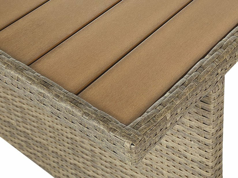 Set mobilier de grădină Beltran (maro)