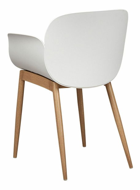 Set 2 ks jedálenských stoličiek Abila (biela)