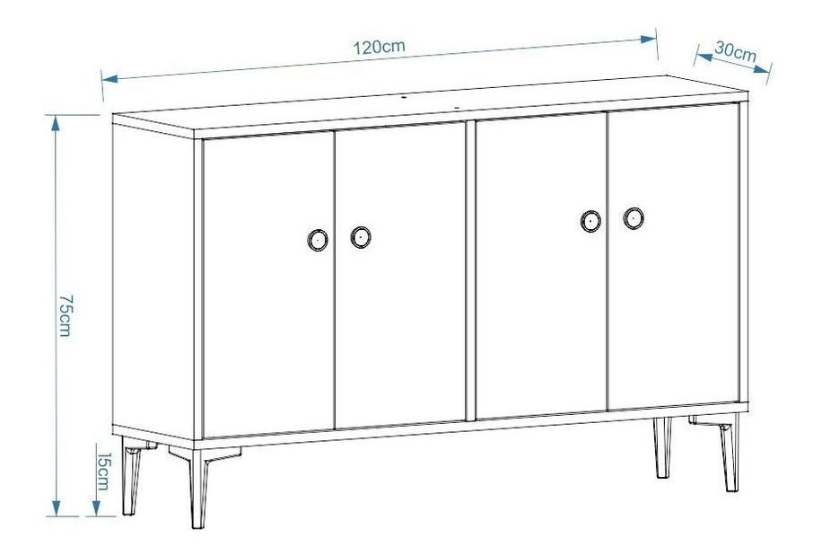 Ormarić Selame (bijela)