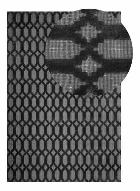 Szőnyeg 200 cm Ciboa (sötétszürke)