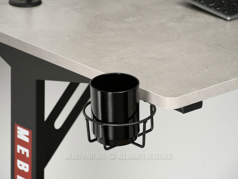 PC asztal Matts 115 (beton + fekete)