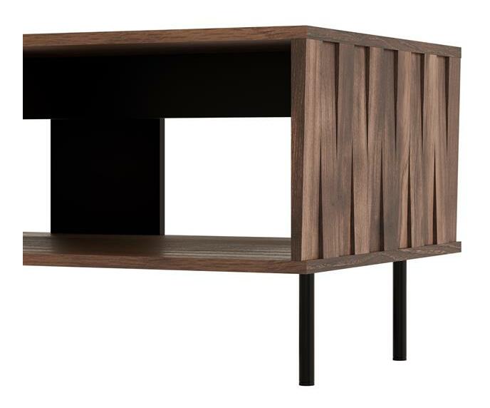 Masă de cafea Sting LAW1 (nuc + negru)