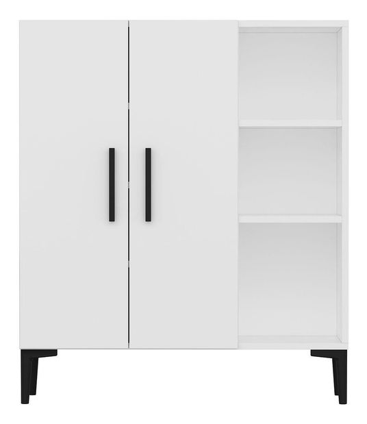 Botník (skrinka na topánky) Mubimo 1 (biela)