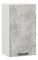 Dulap de bucătărie superior Organo W 40 (alb + beton)