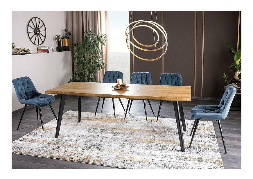 Sufragerie Faustina 1 (stejar artisan + negru)