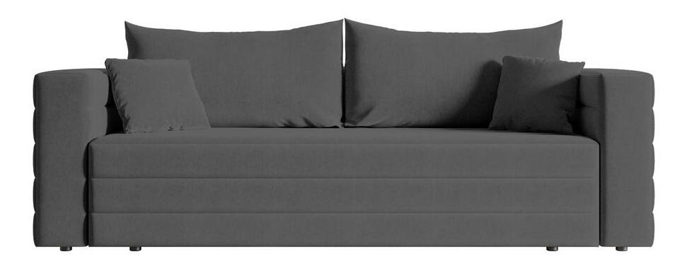Pohovka trojsedačka Liluetta (sivá + čierna)