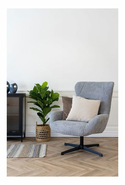 Fotoliu Borravia (gri închis)