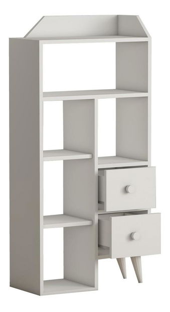 Regál Dekube 1 (biela) 