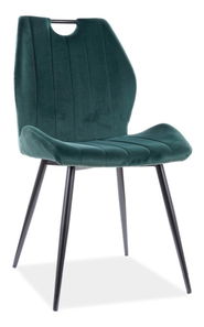 Scaun de sufragerie Althea (verde + Negru)