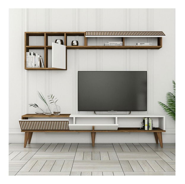 Set mobilier living Millano 1 (nuc + alb)