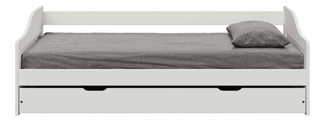 Ágy kihúzható pótággyal Lusid (fehér) 