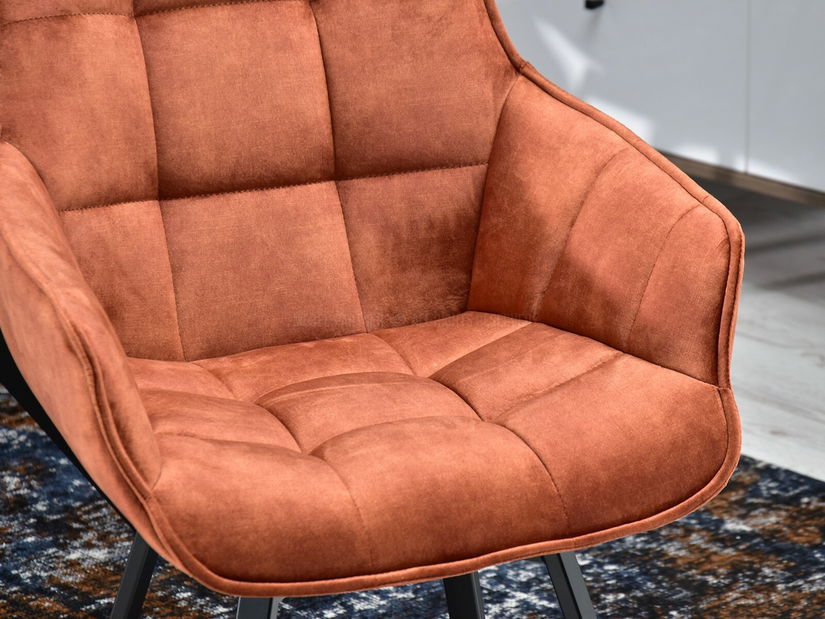 Stolička Aranbura (medená + zlatá)