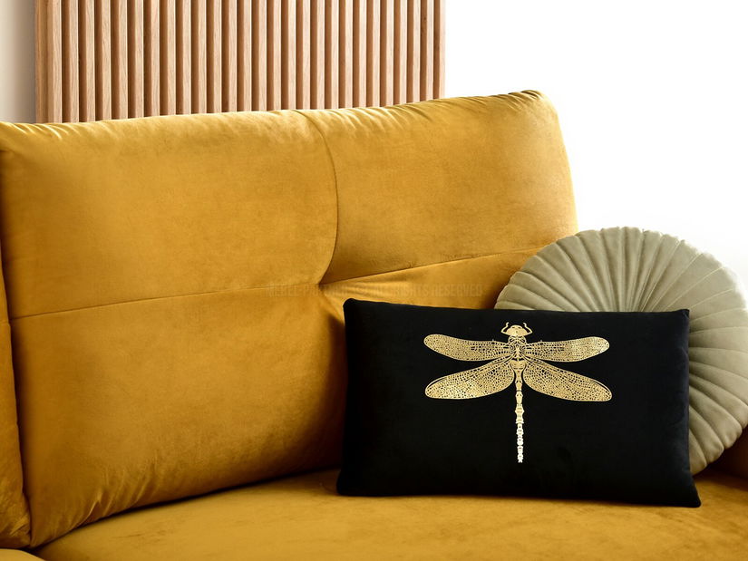 Canapea două locuri Lasciare (negru)