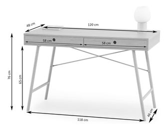 Masă PC Vikelencelo (stejar)