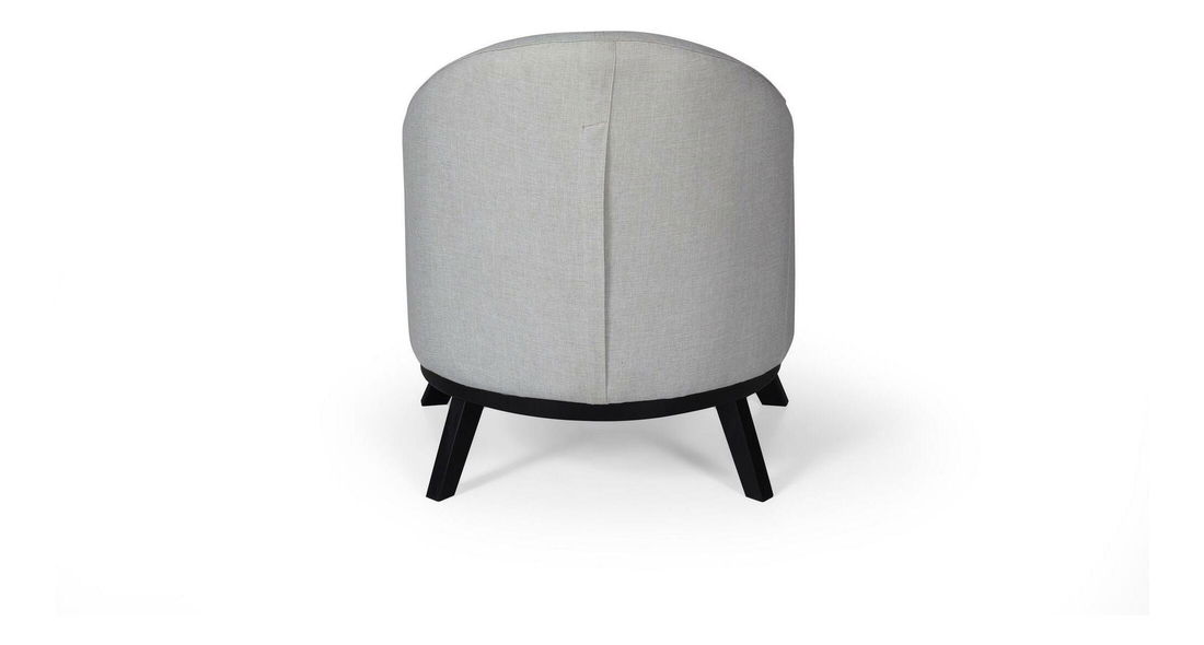 Kreslo Leanardi (svetlosivá + čierna)