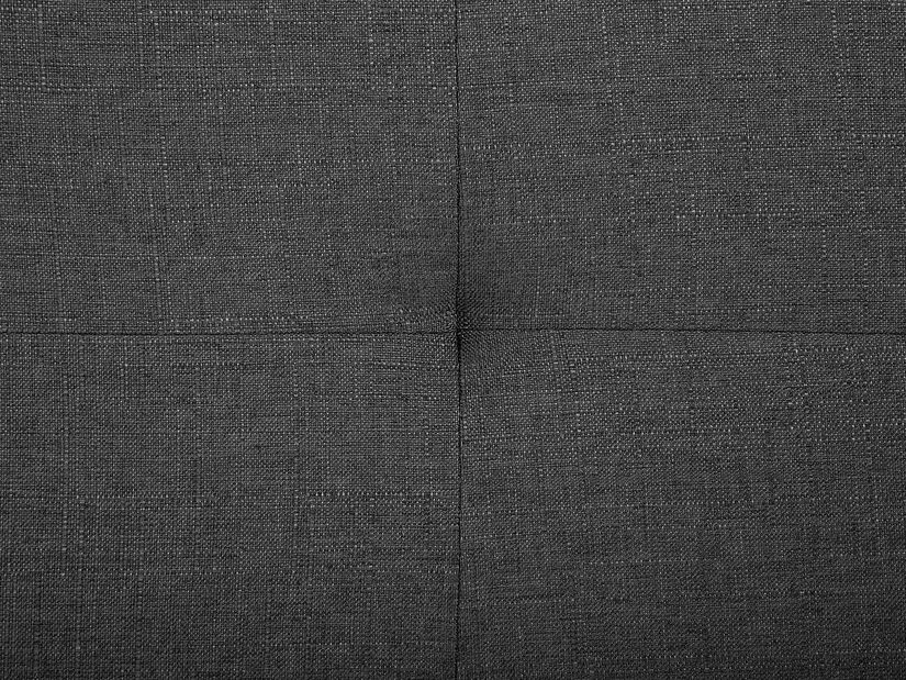 Manželská posteľ 180 cm ROLLA (s roštom a úl. priestorom) (tmavosivá) *výpredaj