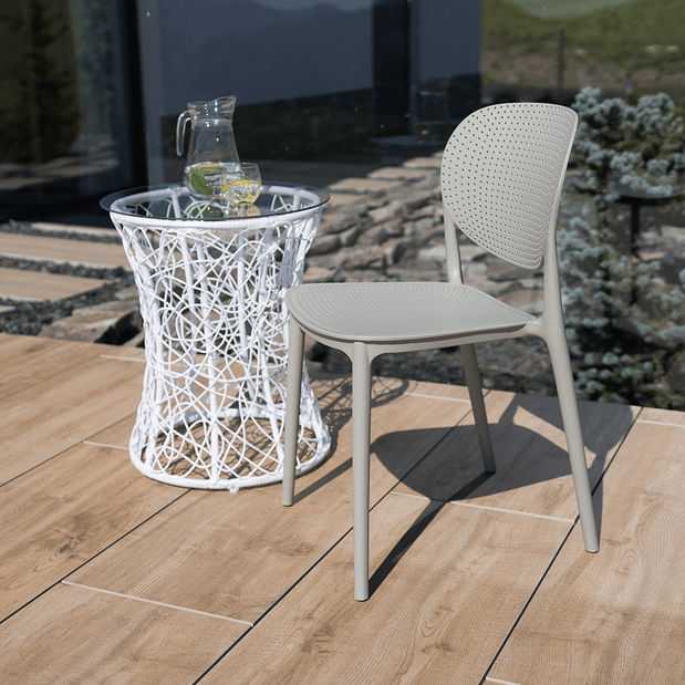 Kerti szék Fredd (szürke)