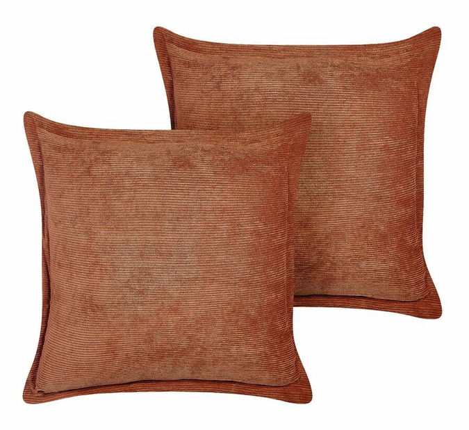 Díszpárna készlet (2 db.) 43 x 43 cm Zinny (barna)