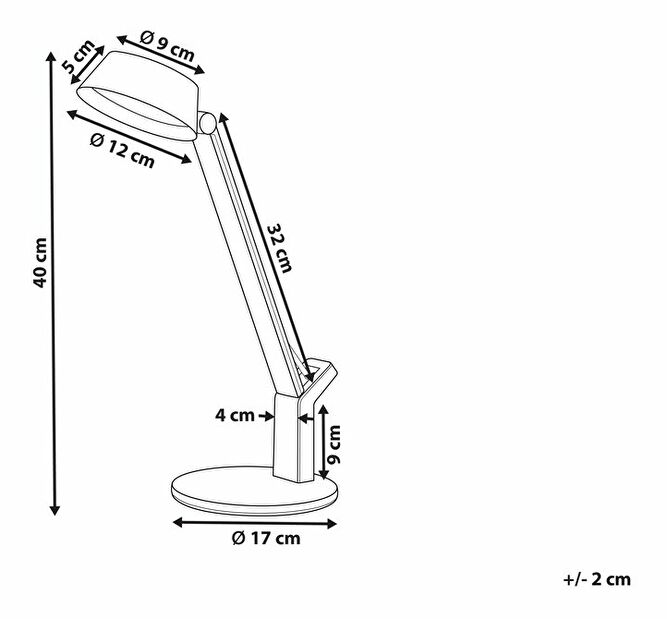 Stolna lampa Chaza (boja mesinga)