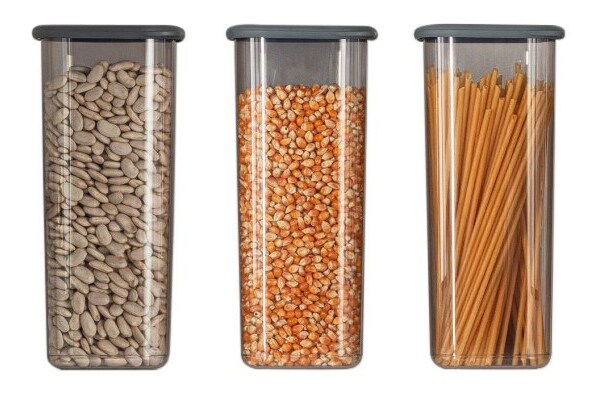 Set recipiente alimente (3 buc.) Boxy 317 (antracit)