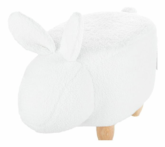 Taburetka Burra (biela)