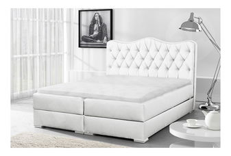 Bračni krevet 180 cm Medieval  (bijela)