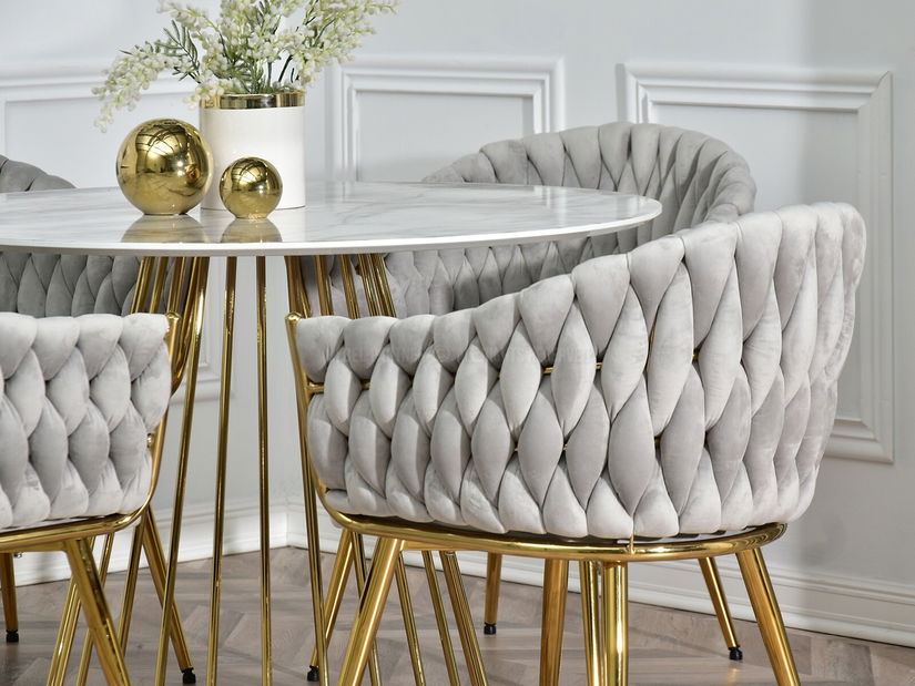 Szék Idris (szürke + arany)