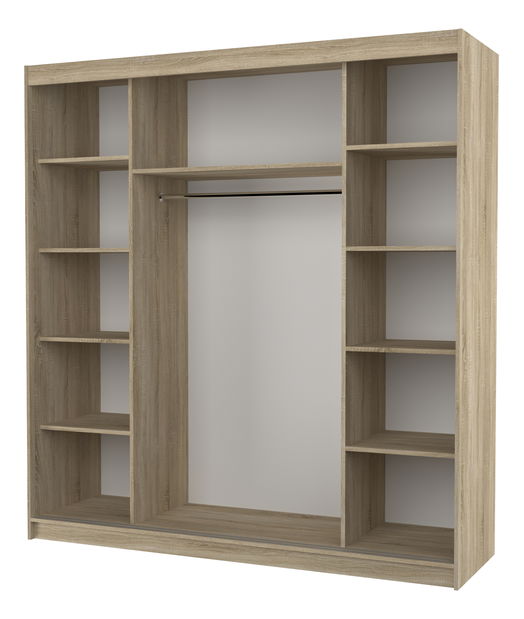 Šatníková skriňa Meggie (biela)