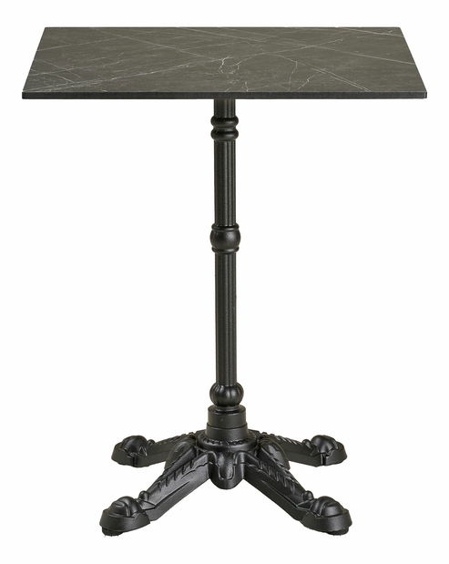 Bistro stôl Bsamira 4 (sivá + čierna)