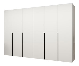 Dulap de haine 300 cm Alice 1 (alb + Negru)