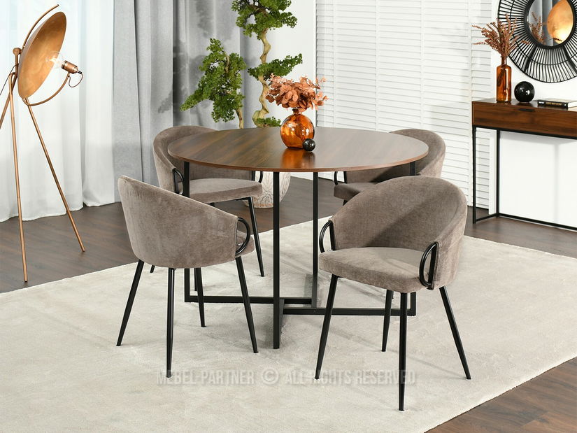 Scaun Carma K (nisipiu + negru)