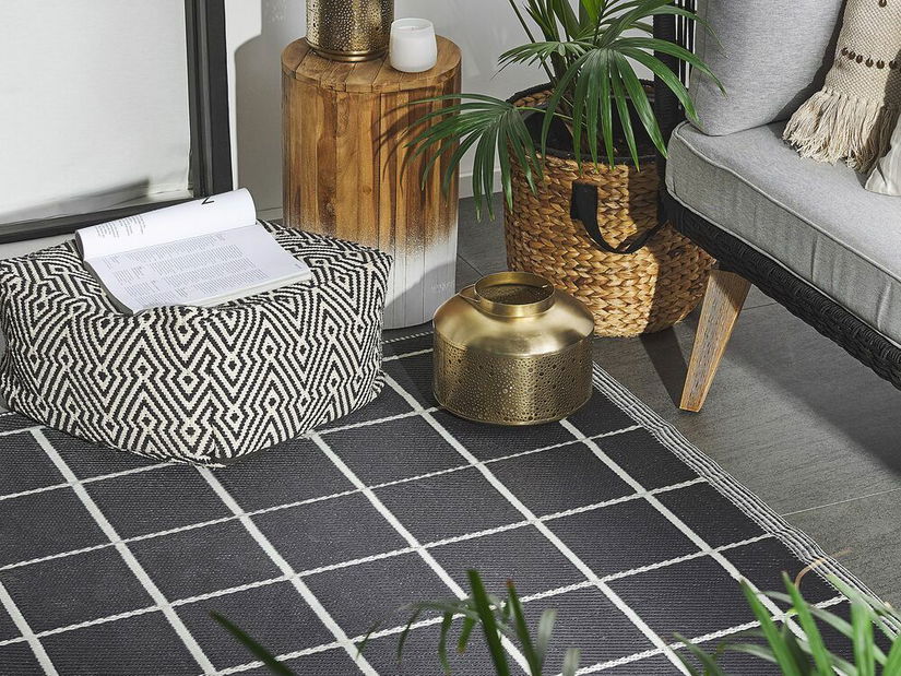 Tepih 120x180 cm RIAMPA (polipropilen) (crna)