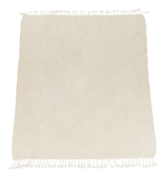 Pletená deka so strapcami 150x200 cm Tovou (béžová + vzor) 