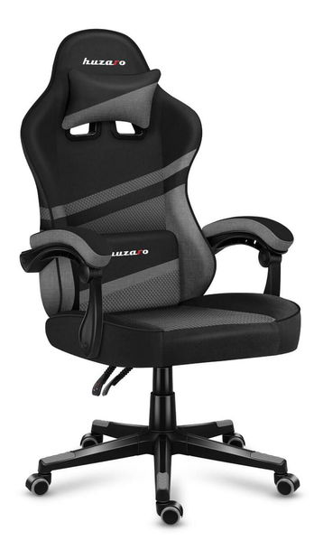 Herné kreslo Fusion 4.4 (čierna + sivá)