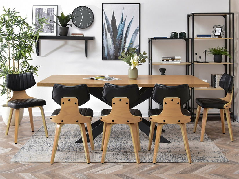 Stolica Iris (crni hrast + hrast)