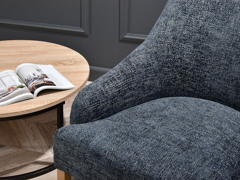 Relax fotel Roseile (szürke + tölgy)