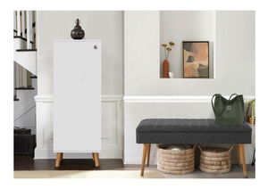 Set za predsoblje Beside 1 (bijela + antracit)