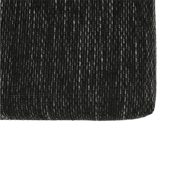 U alakú sarokkanapé Esa (fekete + fekete melír)