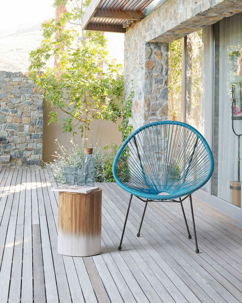 Záhradné kreslo Alvarez (modrá)